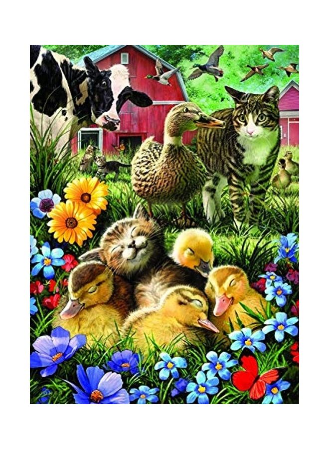 بيتس آند بيسيز 500-Piece Glow-In-The-Dark Jigsaw Puzzle Set - Image 1