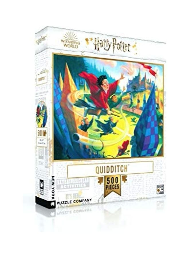New York Puzzle Company 500-Piece Harry Potter Jigsaw Puzzle Set  - Image 1