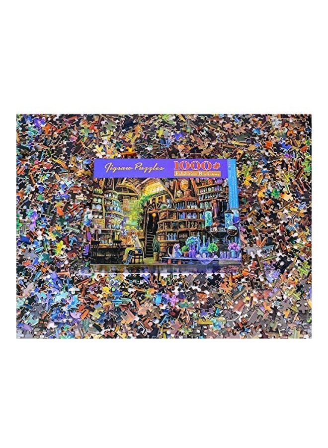 Ingooood 1000-Piece Fantasy Series- Exhibition Bookstore Jigsaw Puzzles Set  - Image 4