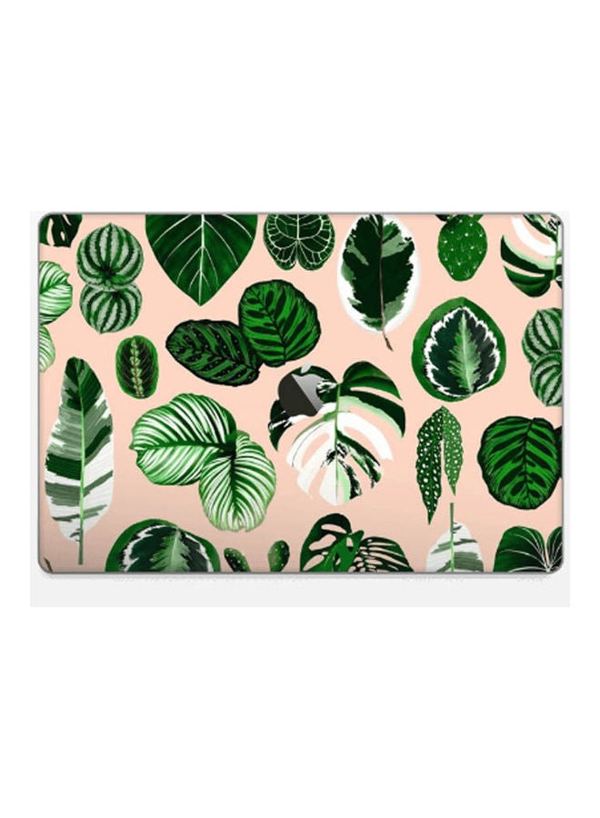 Generic Leaf Collection Skin Cover For Macbook Pro 16 (2019) Multicolour 