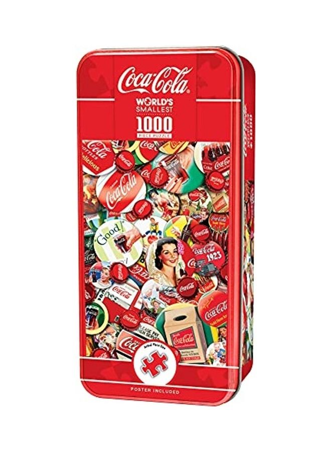 MasterPieces 1000-Piece Coca-Cola Jigsaw Puzzle Set - Image 1