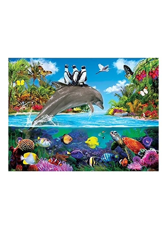 MasterPieces 300-Piece Dolphin's Ride Jigsaw Puzzles Set - Image 4
