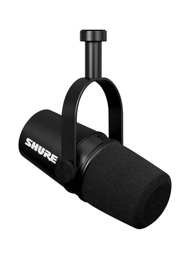 Shure - Professional Podcast Microphone MV7X Black - Image 1