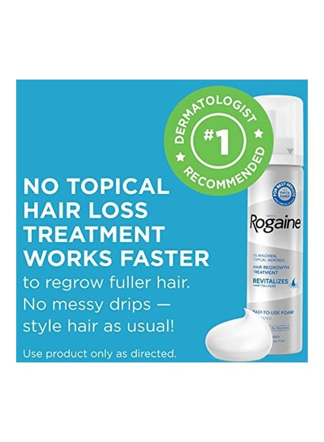 Rogaine Hair Loss And Regrowth Minoxidil Foam Clear 60grams  - Image 2