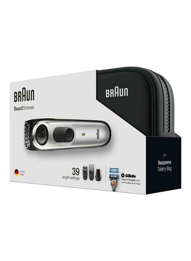 براون ماكينة حلاقة وتشذيب اللحية لاسلكية فضي - Image 2