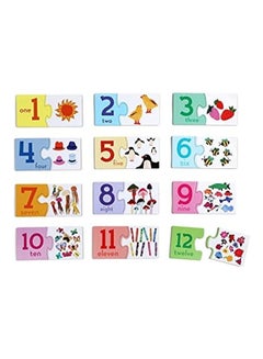 إيبو 12-Pair Preschool Numbers Puzzle Toy Set  - Image 4
