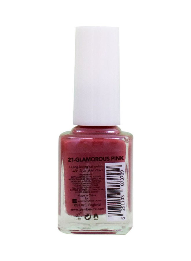 GLAMBeaute - Nail Enamel 21 - Glamorous Pink Glamorous Pink - Image 1