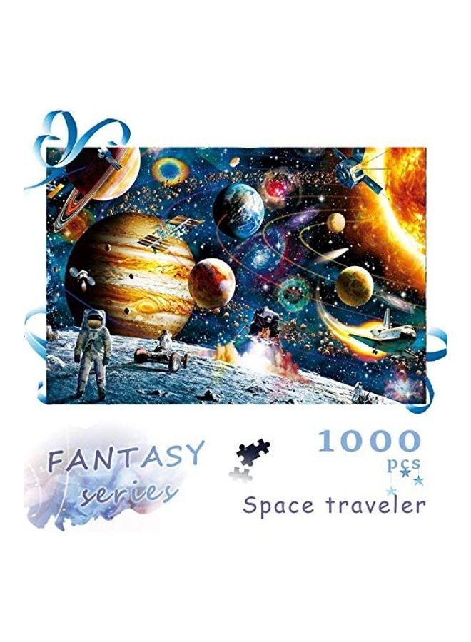 إنجوود 1000-Piece Fantasy Series Space Traveler Jigsaw Puzzles Set - Image 1