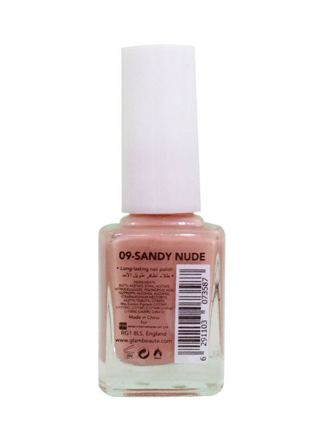 GLAMBeaute - Nail Enamel 09 - Sandy Nude Sandy Nude - Image 1