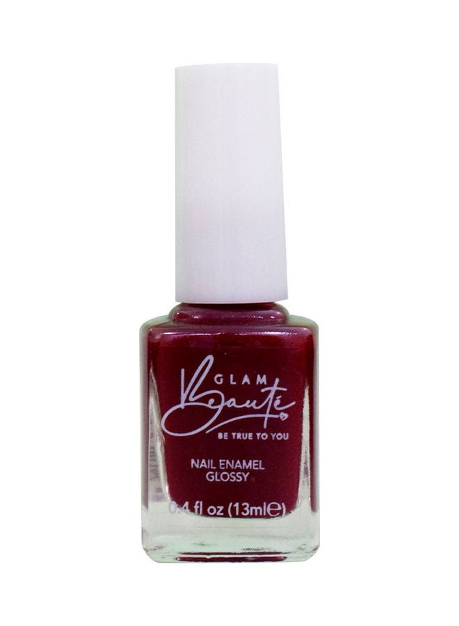 GLAMBeaute Nail Enamel 17 - Bordeaux Bordeaux  - Image 1