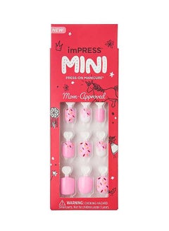 KISS Kids- Super Duper Nails Pink/White  - Image 1