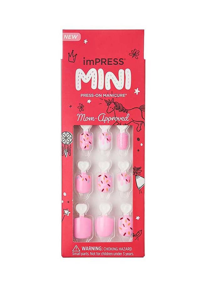 KISS Kids- Super Duper Nails Pink/White  - Image 1