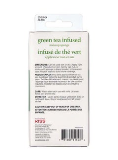 KISS Green Tea Infused Make Up Sponge Green  - Image 4