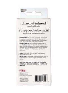 KISS Charcoal Infused Make Up Sponge Black/White  - Image 4