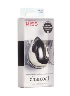 KISS Charcoal Infused Make Up Sponge Black/White  - Image 2