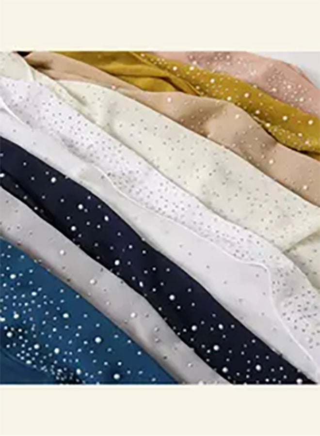 VILILY - Pearl Chiffon Headscarf Grey - Image 1