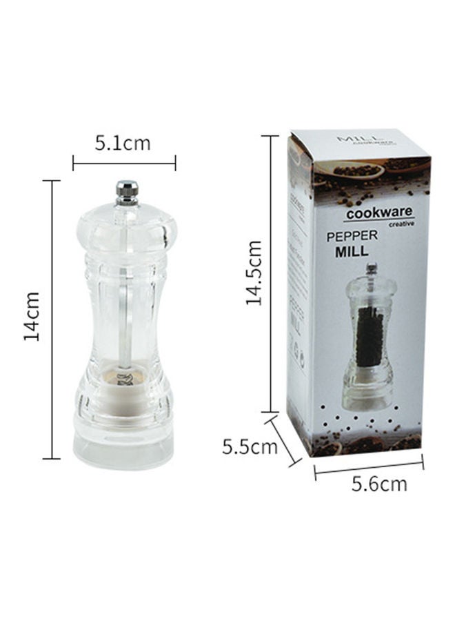 Deo King Salt and Pepper Grinder Mill Clear 160grams - Image 2