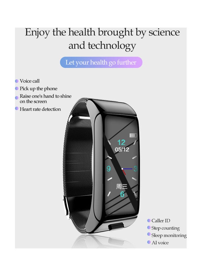 2 in 1 Bluetooth Headset Watch Gold  - Image 5
