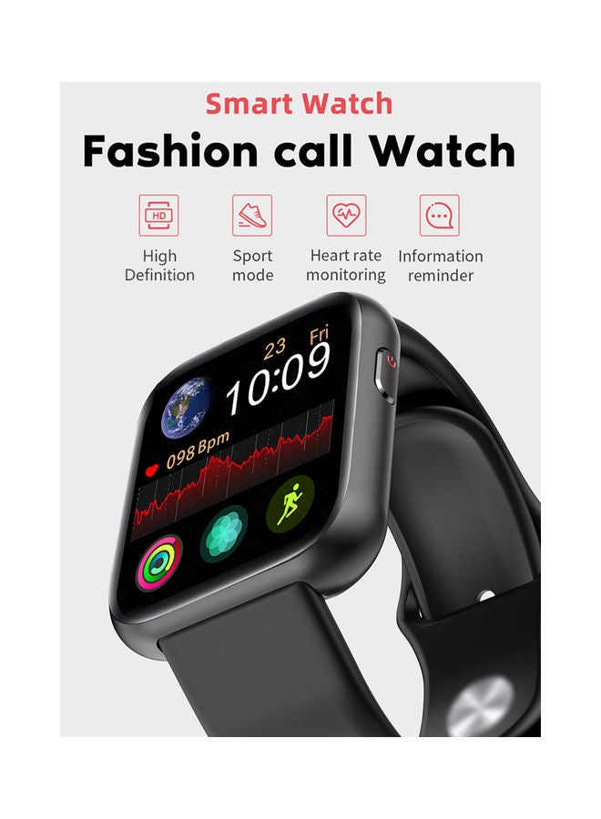 1.54-inch Full Touchscreen Smart Watch Compatible with Android/ iOS Silver/Black - Image 4