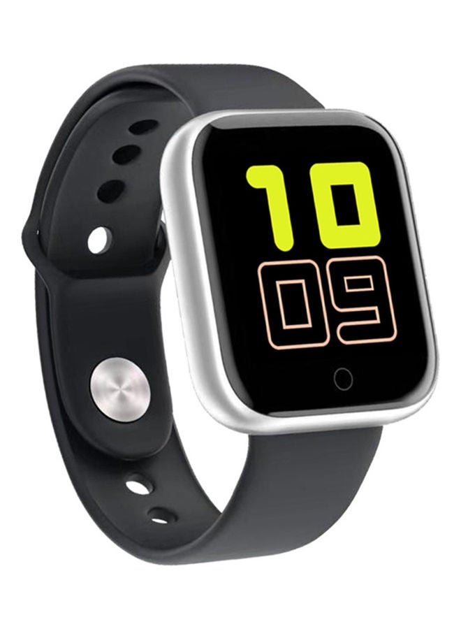 1.3-Inch Square Face Smart Bracelet Fitness Tracker IP67 Waterproof Sports Watch with Pedometer Heart Rate, Blood Pressure Monitor Compatible with Android iOS Silver - Image 1