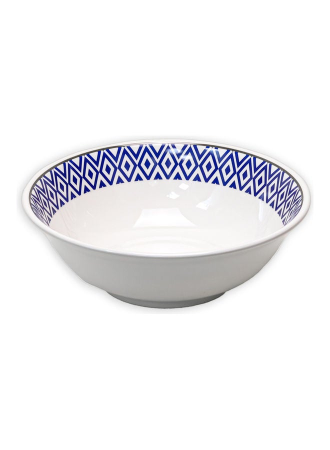 Lightweight Soup Bowl White/Blue 23cm - v1640928199/N52321695A_2