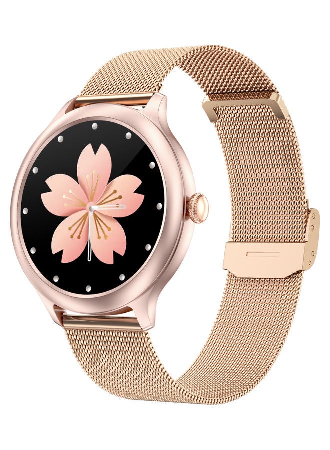 GULFLINK - Smart Watch for Android and iOS Phones Compatible with Apple iPhone, Samsung Gold - Image 1