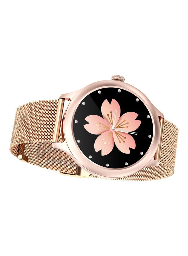 GULFLINK - Smart Watch for Android and iOS Phones Compatible with Apple iPhone, Samsung Gold - Image 1
