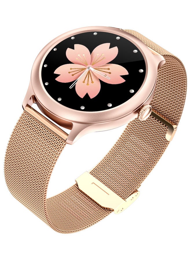 GULFLINK - Smart Watch for Android and iOS Phones Compatible with Apple iPhone, Samsung Gold - Image 1