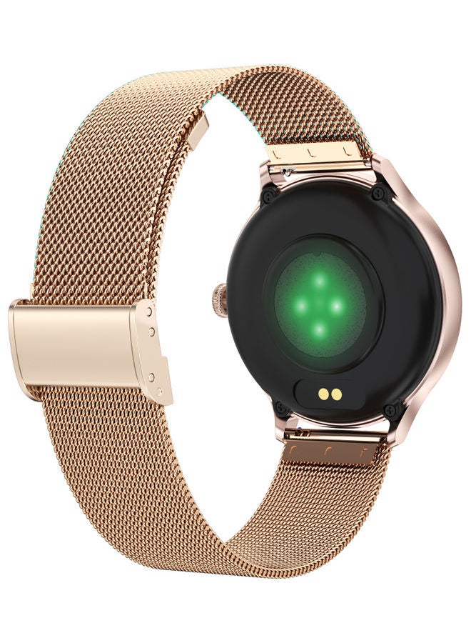 GULFLINK - Smart Watch for Android and iOS Phones Compatible with Apple iPhone, Samsung Gold - Image 1