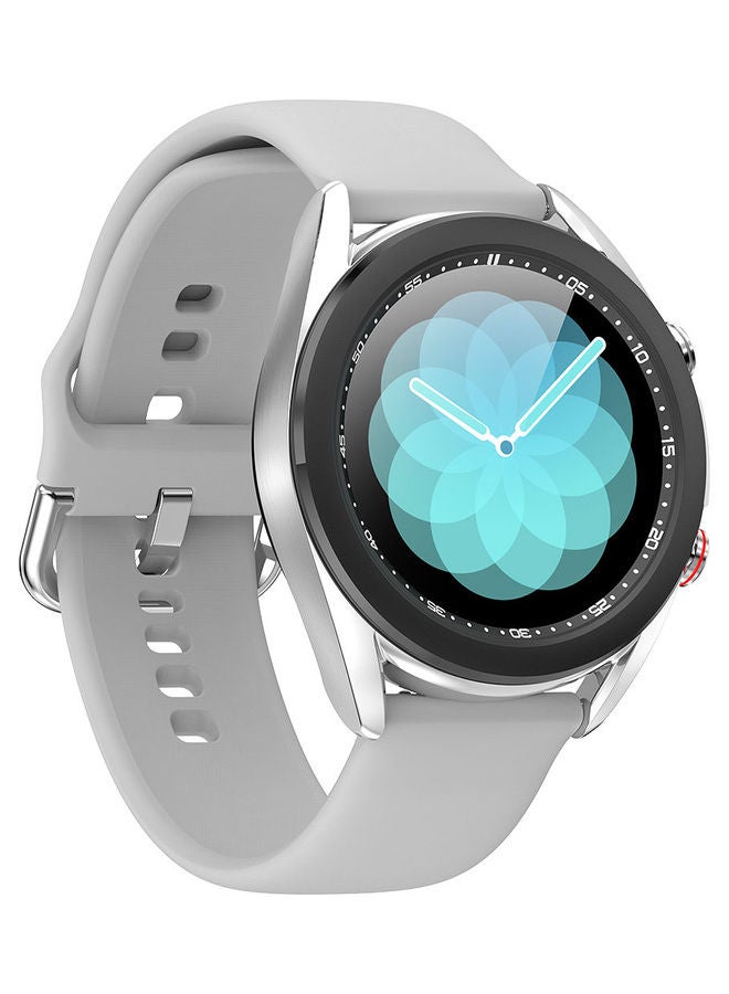 GULFLINK - Smart Watch for Android and iOS Phones Compatible with Apple iPhone, Samsung Silver - Image 1