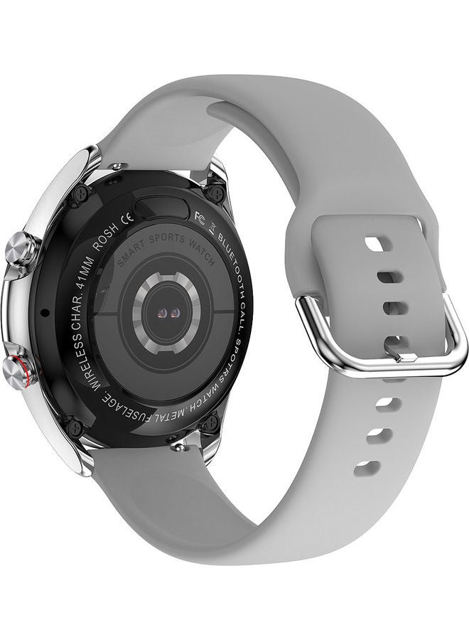 GULFLINK - Smart Watch for Android and iOS Phones Compatible with Apple iPhone, Samsung Silver - Image 1