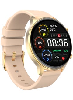 Smart Watch for Android and iOS Phones Compatible with Apple iPhone, Samsung Gold