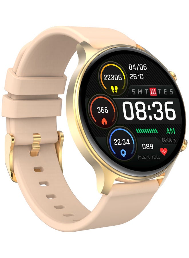 GULFLINK - Smart Watch for Android and iOS Phones Compatible with Apple iPhone, Samsung Gold - Image 1