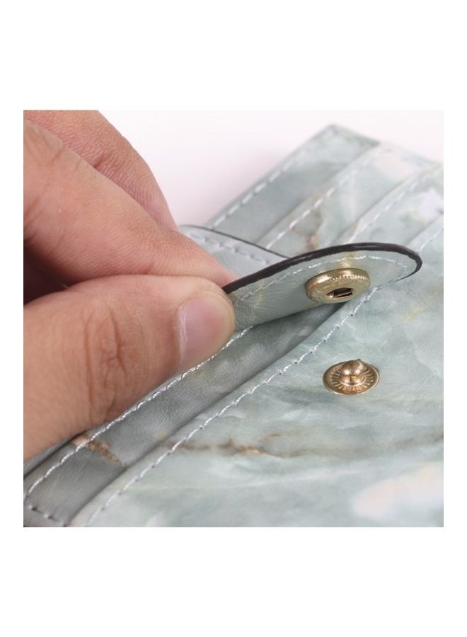 THE BLING STUDIO Marbled Card Holder White  - Image 4