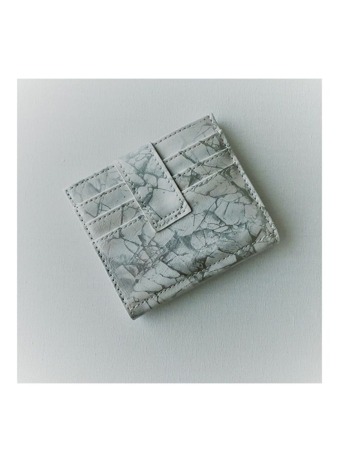 THE BLING STUDIO Marbled Card Holder White  - Image 3