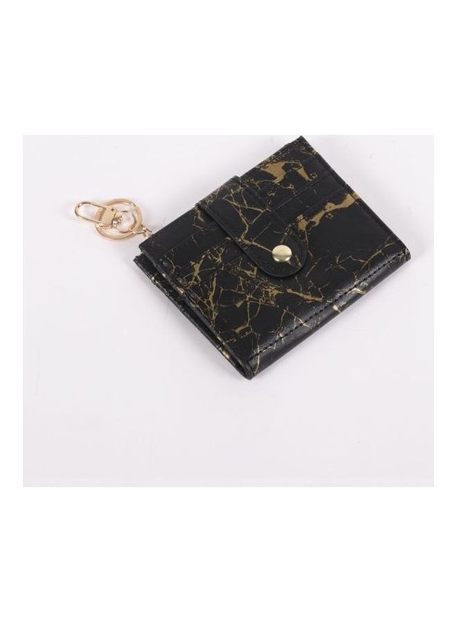 THE BLING STUDIO - Marbled Card Holder Black - Image 1