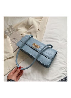 THE BLING STUDIO Retro Oneshoulder Underarm Handbag Blue  - Image 4