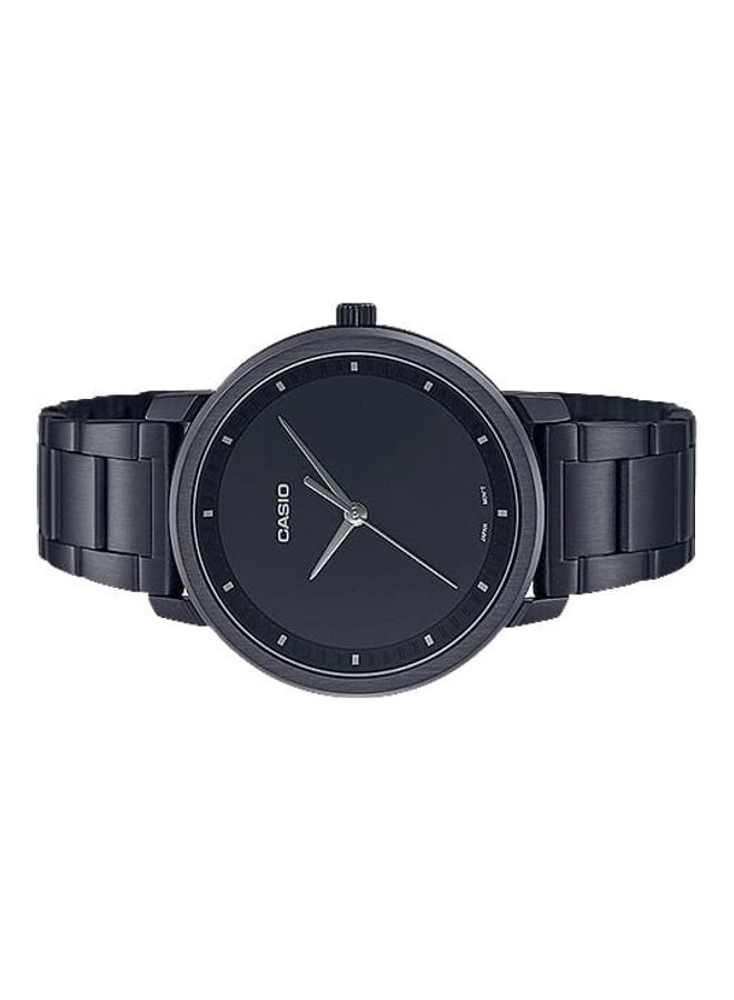 CASIO Women's Black Dial Stainless Steel Ion Plated Band Analog Wrist Watch LTP-B115B-1EVDF - Image 2