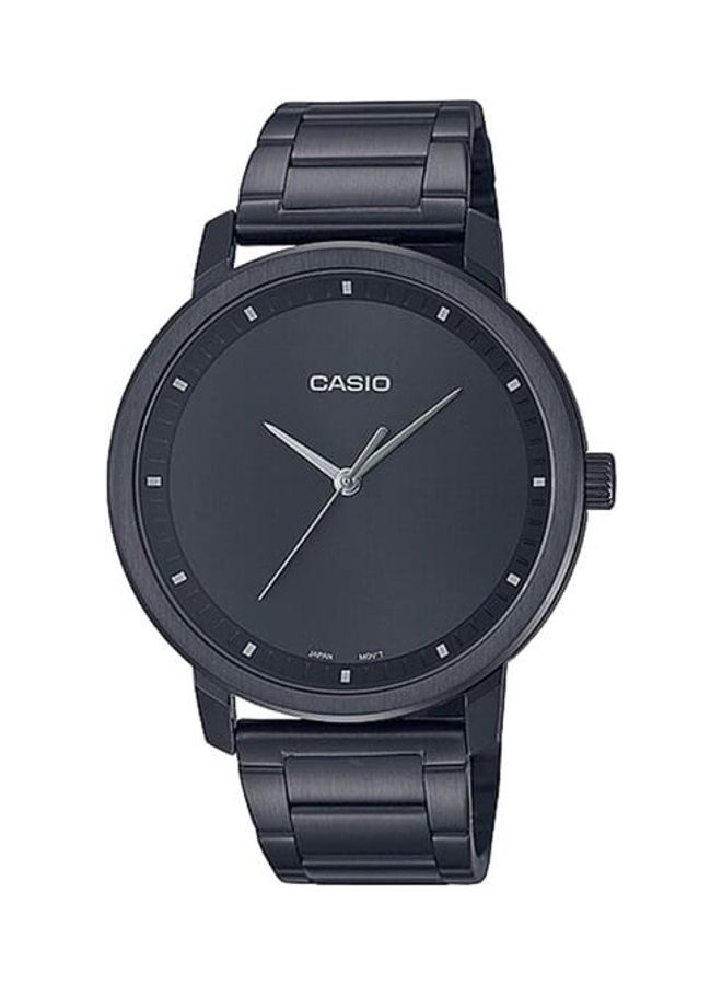 CASIO Men's Black Dial Stainless Steel Ion Plated Band Analog Wrist Watch MTP-B115B-1EVDF  - Image 1