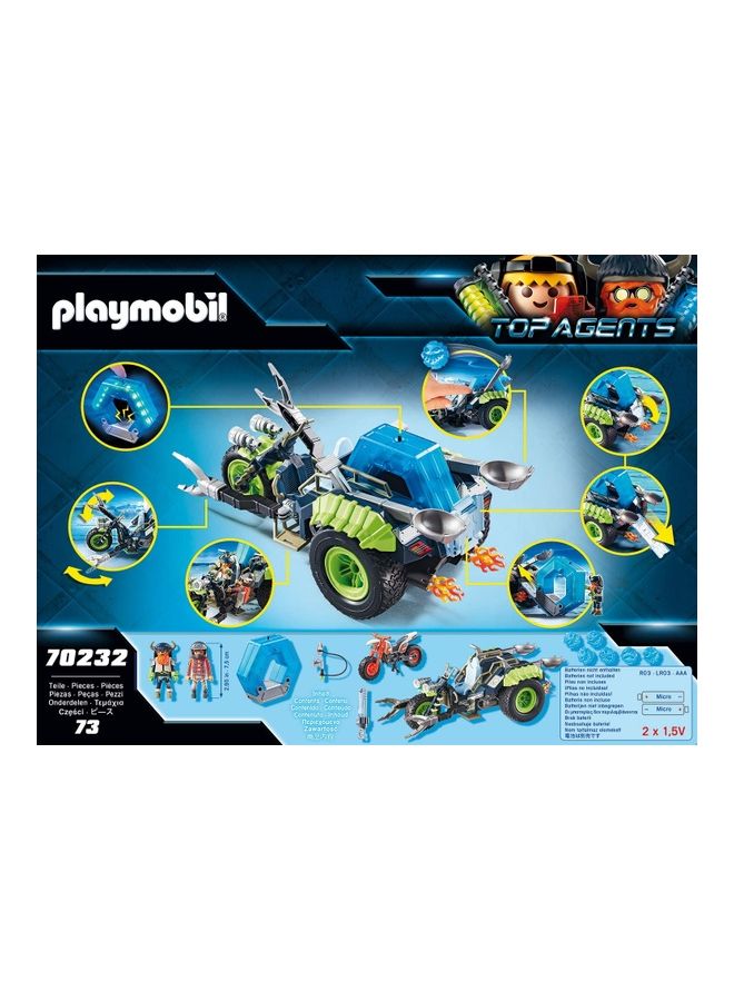 بلاي موبيل دراجة جليد ثلاثية العجلات للمتمردون في القطب الشمالي 38.5سم - Image 2