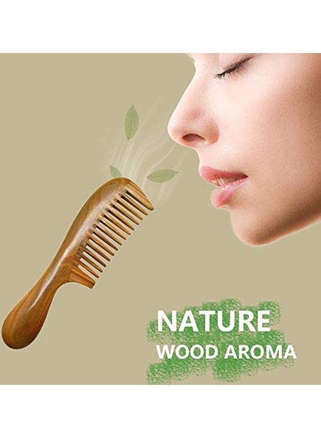 Meta-C Natural Sandalwood Comb Beige - Image 2