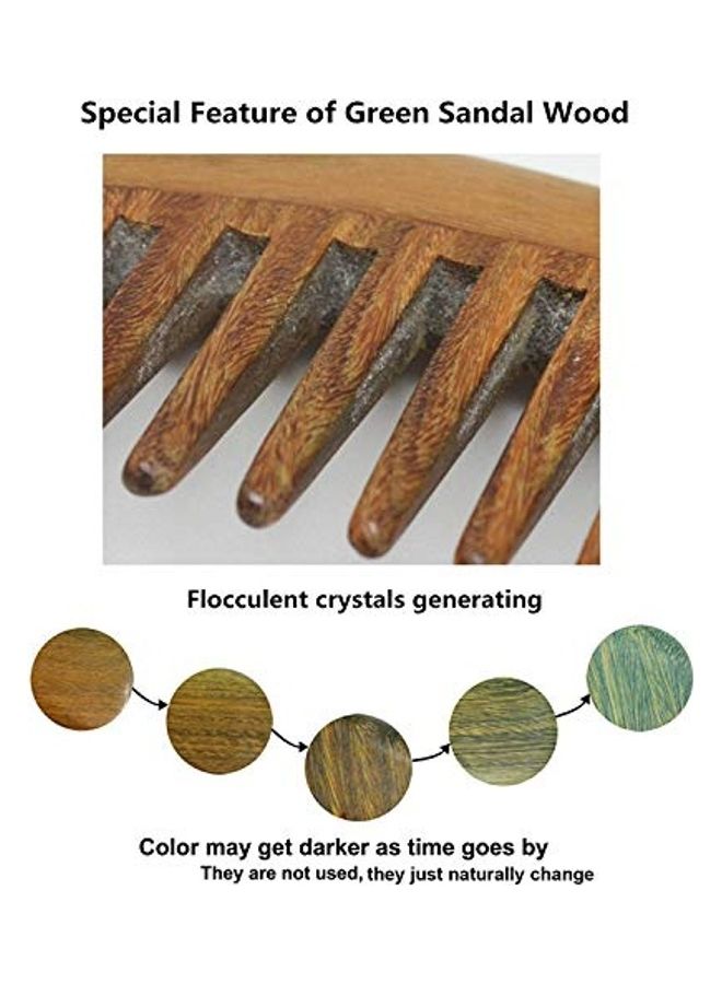 Meta-C Natural Sandalwood Comb Beige - Image 4