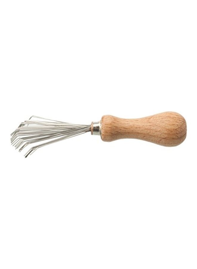 REDECKER - Wire Comb And Brush Cleaner With Oiled Beechwood Handle Multicolour - Image 1