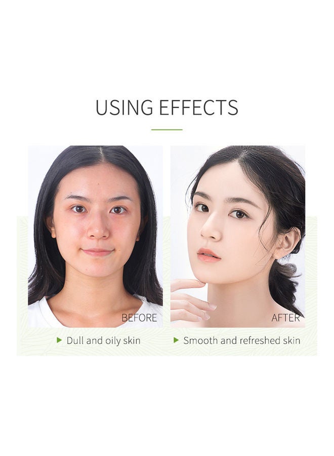 لايكو مجموعة ماسكات مرطبة للوجه بخلاصة طين الماتشا مكونة من 12 قطعة أخضر 60جرام - Image 4