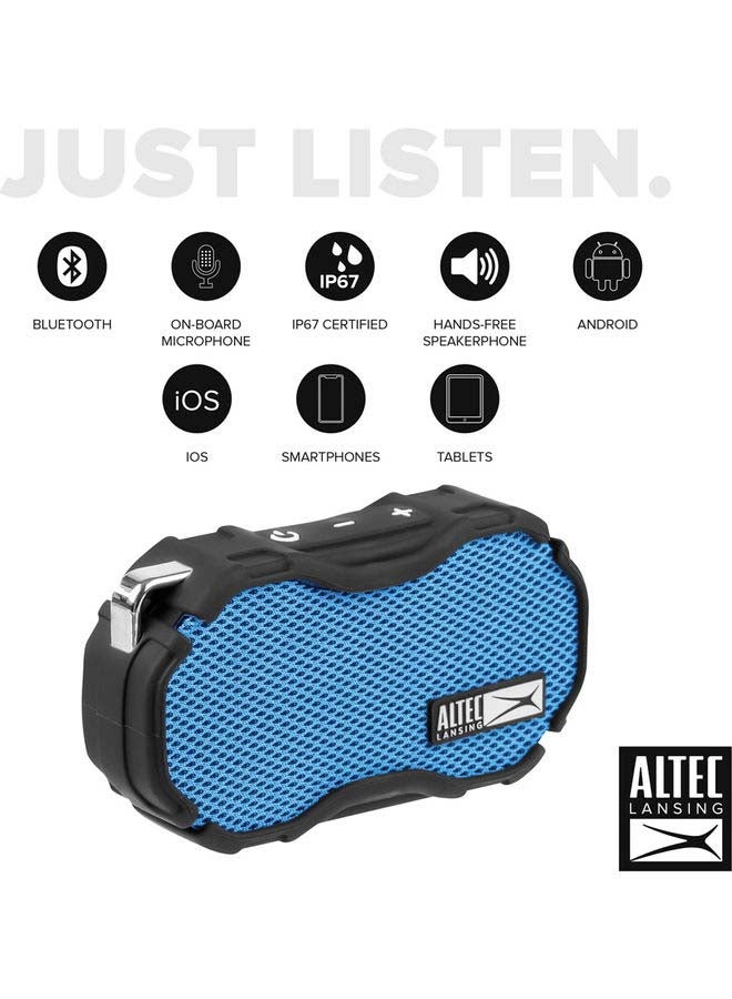 Altec Lansing - Baby Boom Rugged Wireless Speaker Blue - Image 1