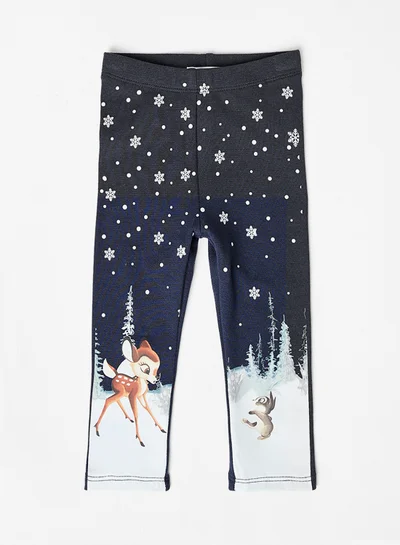 NAME IT Kids Bambi Leggings Navy