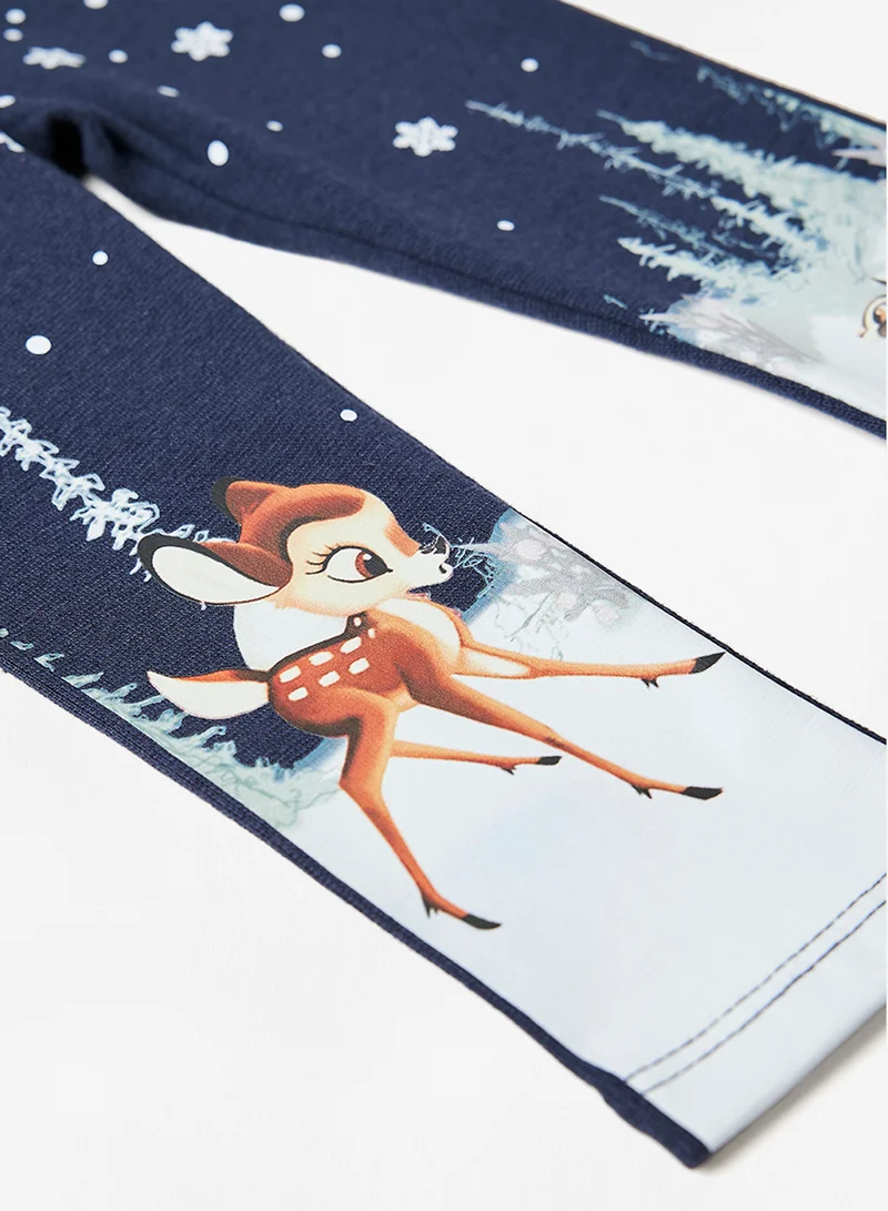NAME IT Kids Bambi Leggings Navy