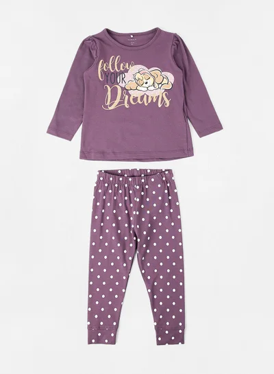 NAME IT Kids Paw Patrol Pyjama Set Purple