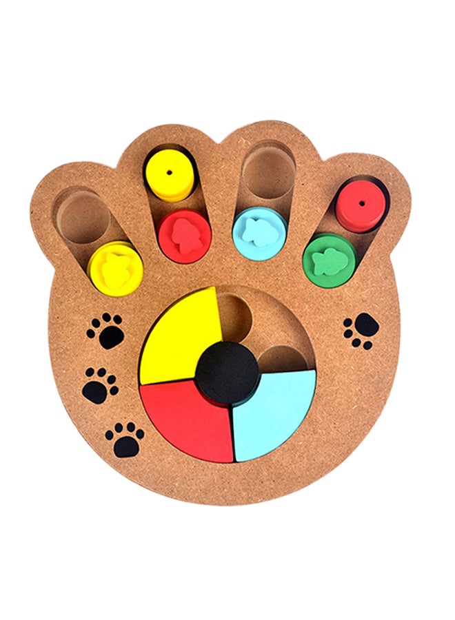 كيدل جهاز إطعام الحيوانات الأليفة التفاعلي بني 24x23.5x3سم - Image 1