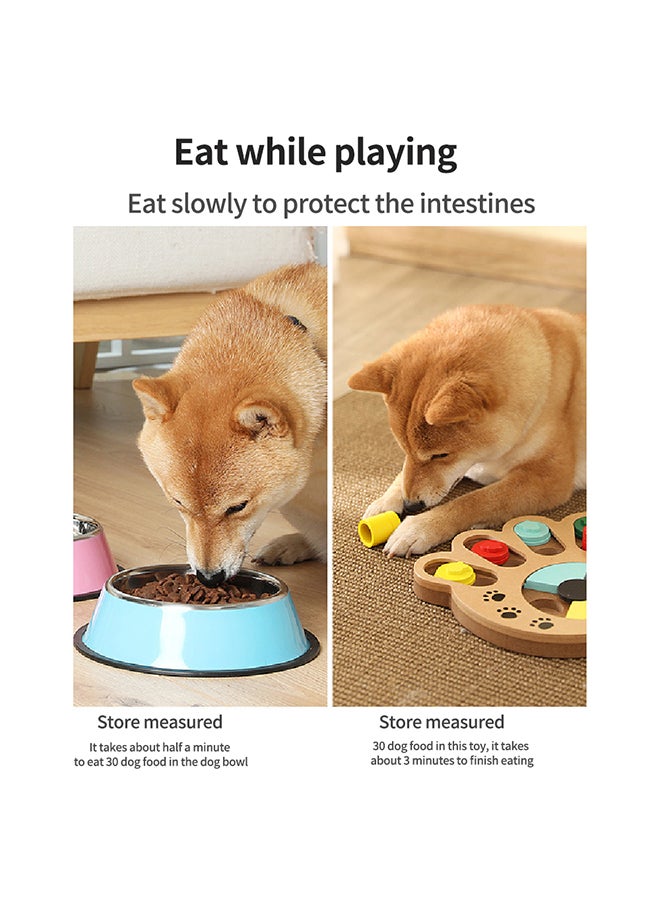 كيدل جهاز إطعام الحيوانات الأليفة التفاعلي بني 24x23.5x3سم - Image 3